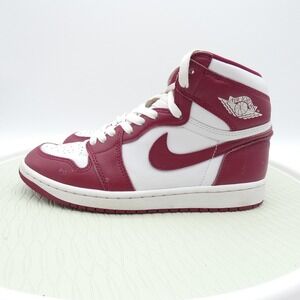 Nike Air Jordan 1 Retro High OG Metallic Burgundy White Red DZ5485-160 Mens 7.5